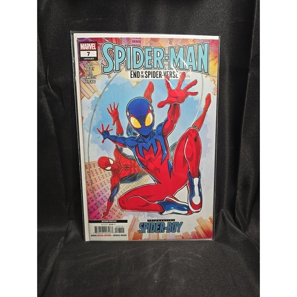 Spider-Man 7 2nd Print Spider-Boy 1st Appearance Marvel Comics 2023 Variant